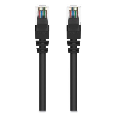 Belkin CAT6 UTP Computer Patch Cable, RJ45 Connectors, 5 ft, Black A3L980-05-BLK-S
