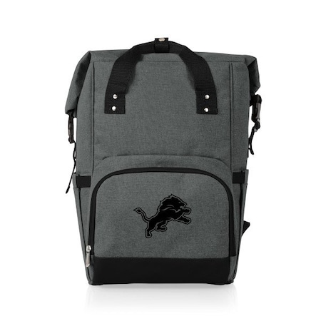 Picnic Time Family Of Brands NFL Detroit Lions - On The Go Roll-Top Backpack Cooler 616-00-105-114-2