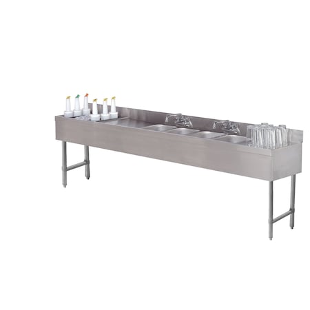 Advance Tabco Underbar Basics Combination Unit 96W x 18D x 33H SLC-84C-L