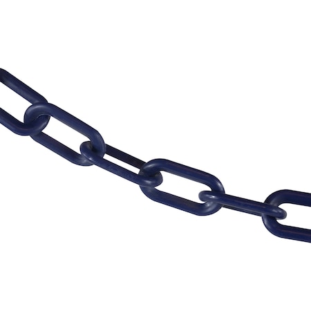 Mr. Chain 2" x 300' Cobalt Blue Plastic Safety Chain 50066-300