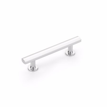 Schaub 3-1/2in Center to Center Heathrow Cabinet Pull Polished Chrome Finish 560-26