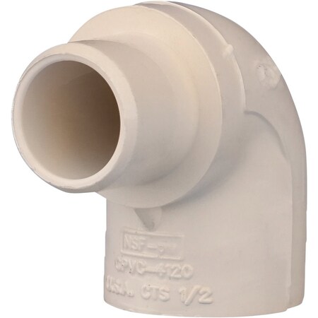 Charlotte Pipe And Foundry 1/2'' Slip x Slip 90 Deg. CPVC Street Elbow, 1/4 Bend CTS 02304 0600HA