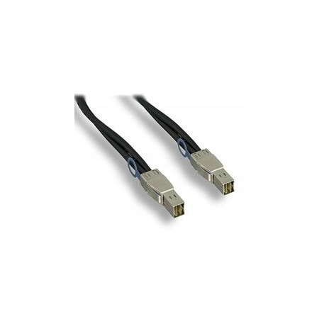 Cable Wholesale SFF8644 External Mini-SAS Cable, 12Gbit, SFF8644 male to SFF8644 male, 1m 23SA-02001