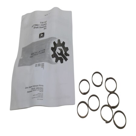 John Deere RING PISTON 8 PACK, JOHN DEERE OEM T79138 T79138