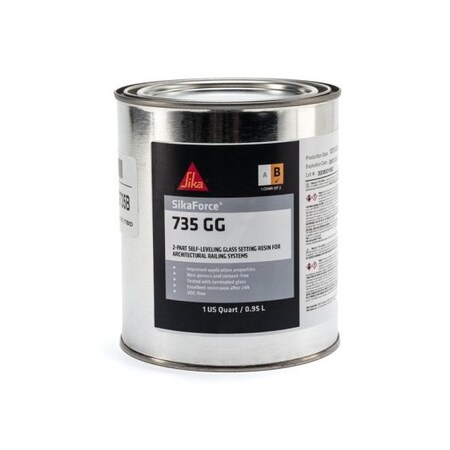 Sika SikaForce 735 GG 2-Part, Self-Leveling, PU-Grout, Part B, 1 Gallon Pail 630562