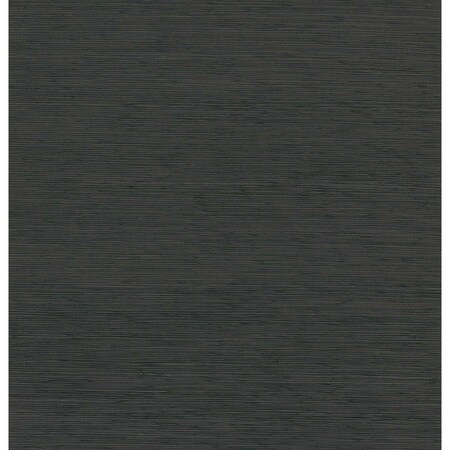 A-Street Prints Kira Charcoal Hemp Grasscloth Wallpaper 2972-86132
