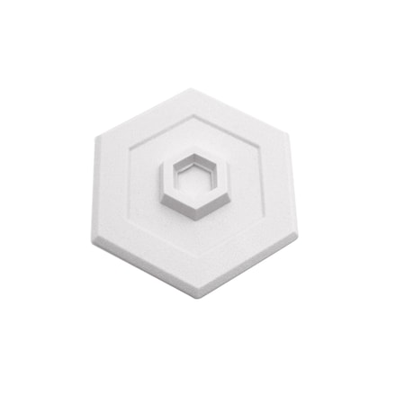 Prime-Line Wall Protector 5in W X 5in L Vinyl White Mounts to wall White U9275