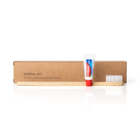 The Accessories Collective Sustainable Kraft Box Dental Kit, 200PK HA-BKFT-026