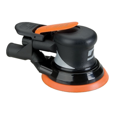 Dynabrade Air Orbital Sander, 5 in Disc Dia, Palm 56884