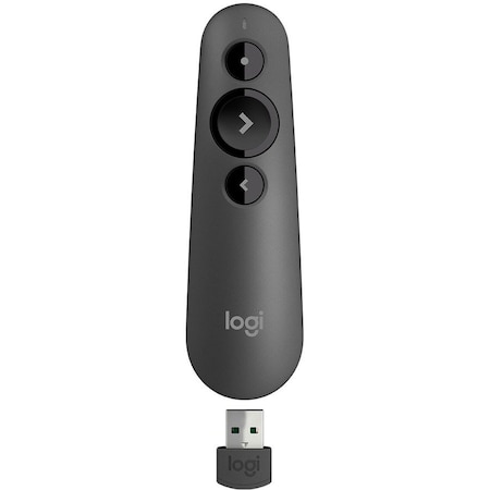Logitech R500s Presenter Bluetooth and USB/Presentation Clicker - Graphite 910-006518