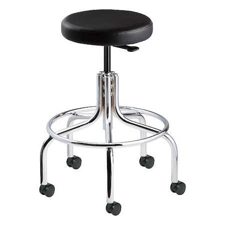 Bevco ISO 5 Tall Vinyl Tubular Steel Stool w/C 3610C2-V-BK-CADS/5