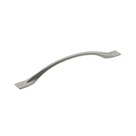 Amerock Uprise 7-9/16 in 192 mm Center-to-Center Satin Nickel Cabinet Pull BP36919G10