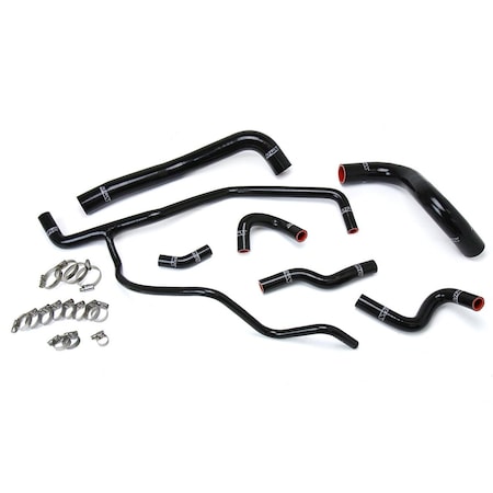 Hps Performance High Temp Reinforced Silicone Radiator and Heater Coolant Hose Kit, Black,  57-1583-BLK
