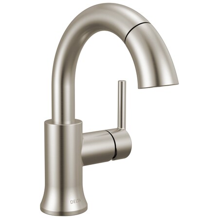 Delta Trinsic Single Handle Pull-Down Bathroom Faucet In Stainless 559HAR-SSPD-DST
