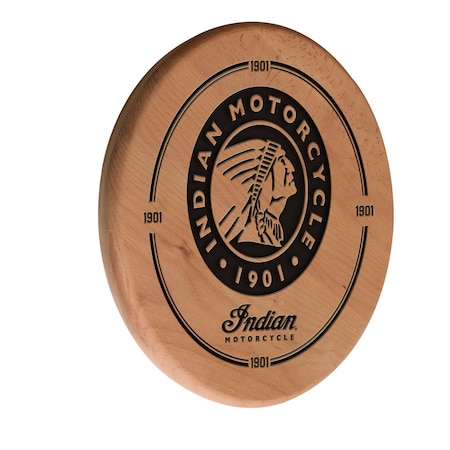 Holland Bar Stool Co Indian Motorcycle 13" Laser Engraved Solid Wood Sign WSgnLNatIndn-HD