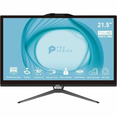 Msi Pro PRO AP222T 13M-059US All-in-One Computer, Intel Core i3 13th PAP222T13M059