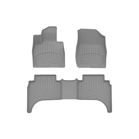 Weathertech Grey, Front and Rear FloorLiner HP 461678-1-4IM