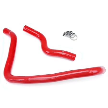 Hps Performance High Temp Reinforced Silicone Radiator Coolant Hose Kit, Red,  57-1394-RED