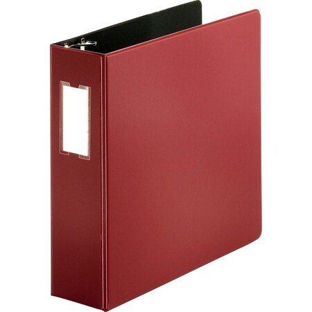 Business Source Slanted Dring Binders, Red BSN33114