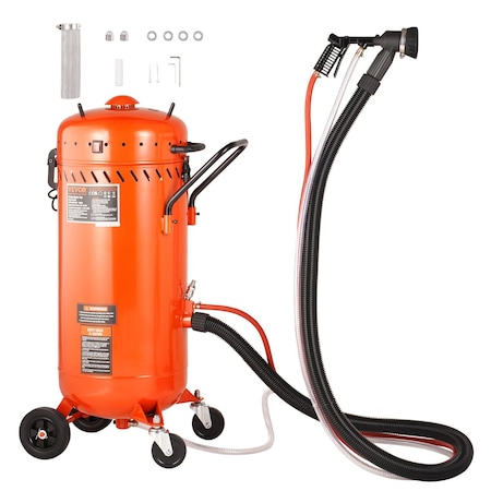 Vevor 28 Gal Vacuum Sand Blaster Dustless Sandblaster with 1200W Vacuum System XH-SB28