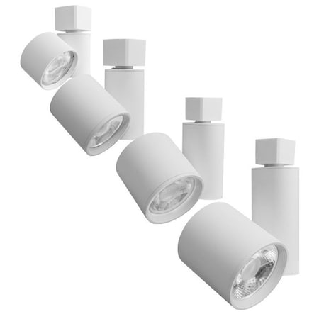 Elco Lighting LED Gordian Track Fixture, Mini, 2700K, 3000K, 3500K, 4000K, 5000K, All White ET618CT5DB