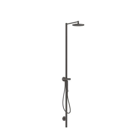 Axor Starck Showerpipe 240 1-Jet, 2.5 GPM in Brushed Black Chrome 12672341