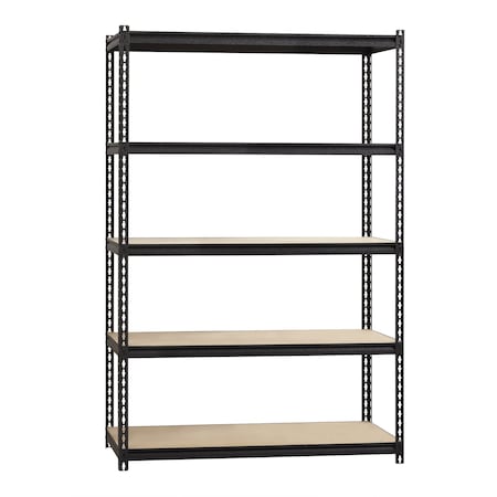 Boltless Shelving Unit, 5 Shelves, Steel, 24 in D x 48 in W x 72 in H -  IRON HORSE, 20994