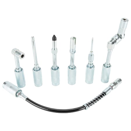 Performance Tool 7PC Grease Gun Fit Kit W50049