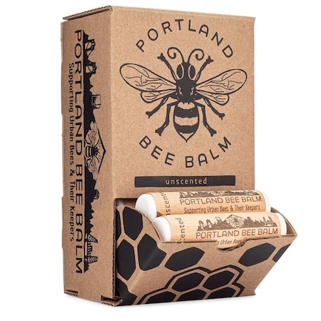 Portland Bee Balm Lip Balm, Unscented 102
