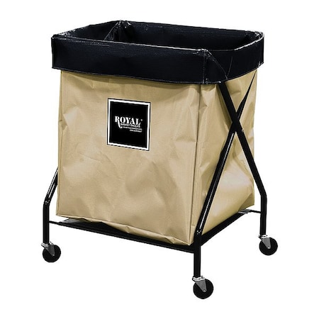 Royal Basket Trucks X-Frame Hamper, 150 lb Capac., 26" L G08-TTX-XFA-3ONN