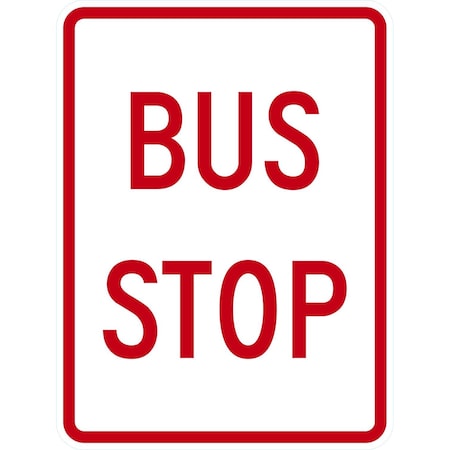 Lyle Bus Stop, 18x24, Engineer Grade, White G-10097-EG_18x24