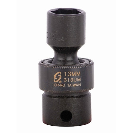 Sunex 3/8 in Drive 13Mm Universal Impact Socket 313UM