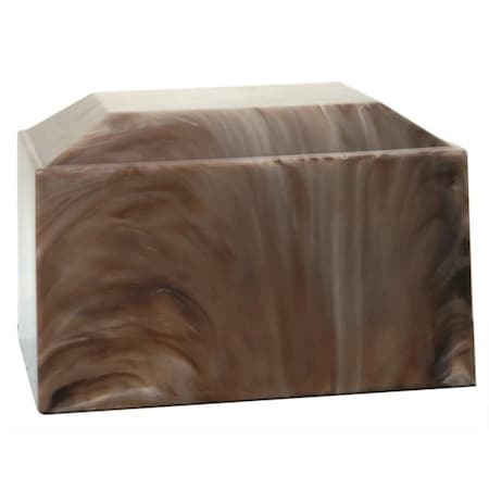 Fasttrack2Fitness Cultured Onyx Cremation Roman Adult Urn, Brown Agate FA2004976