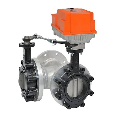 Belimo Butterfly Valve 8in 3 Way 3136 Cv w/ F7200L+PKRXUP-MFT-T-200