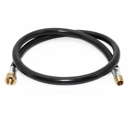 Flame King LP And Natural Gas Hose 38 Female Flare Swivel x 12 Female Flare Swivel 48 Length 100383-48