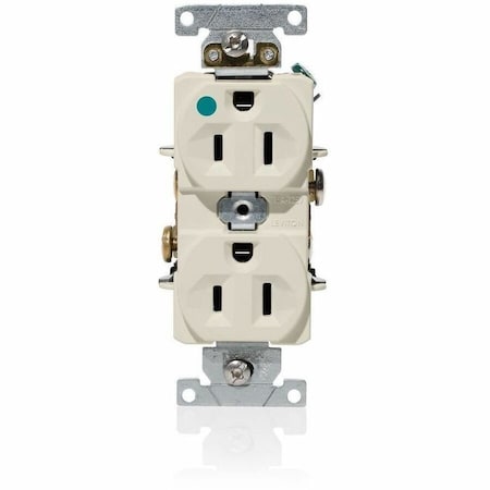 Leviton Dup HG 15A 125V Self-Gr LtAl C8200-T