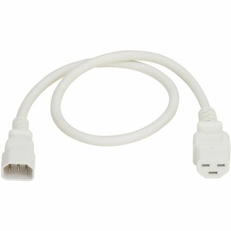 Eaton TRIPP LITE SERIES POWER CORD C14 TO C21 HEAVY-DUTY 15A 250V 14 AWG 2.5 FT. 0.76 P037-2P5-AWH