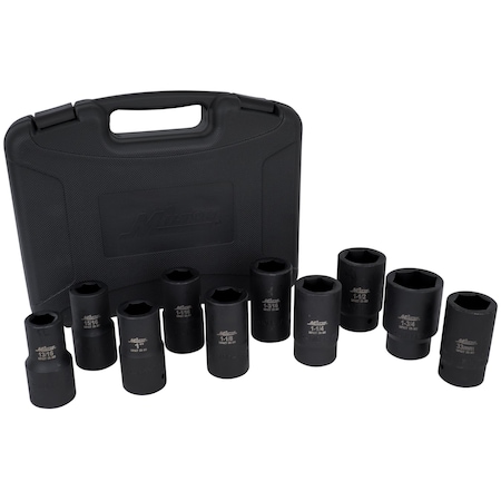 Milton 1 Dr. SAE & Metric Socket Set, 10 Pieces 1300-SS-09