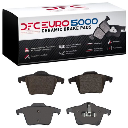 Dfc 5000 Euro Ceramic Disc Brake Pad Set,  1600-0980-00