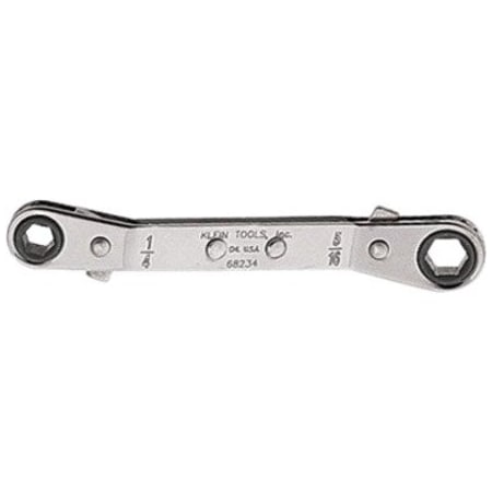 Klein Tools Reversible Ratcheting Box Wrench 1/4 x 5/16-Inch 68234