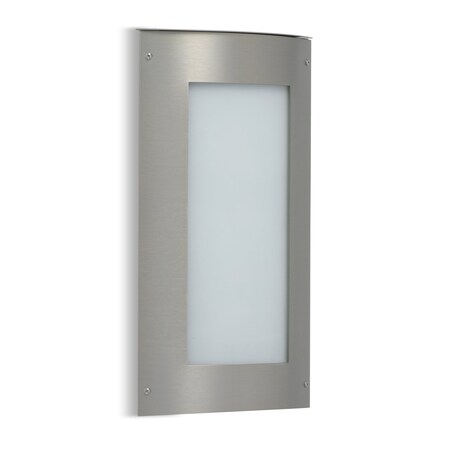 Besa Lighting Expo 16 Outdoor, White Acrylic, Silver Finish, 1x16W LED EXPO16-WA-LED-SL