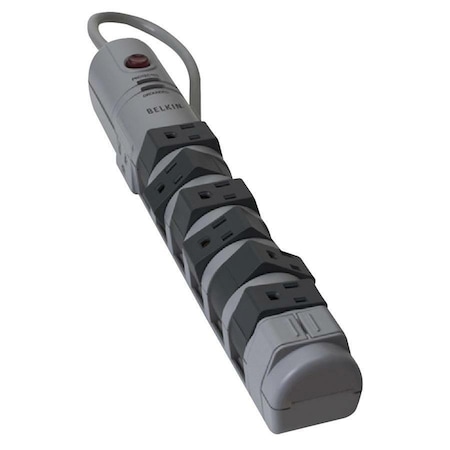Belkin 8-Outlet Pivot-Plug Surge Protector, 6 f BP108000-06