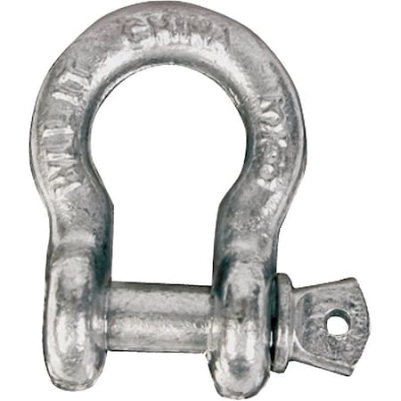 Koch Filter Anchor Shackle, 1500 lb Working Load, Carbon Steel, Galvanized 081253/MC647G