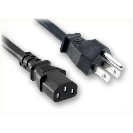 Quail Electronics 6' 18/3 SJT B N 5-15P TO C13 5001.072