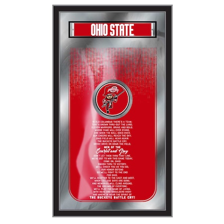 Holland Bar Stool Co Ohio State 26" x 15" Fight Song Mirror MFghtOhioSt