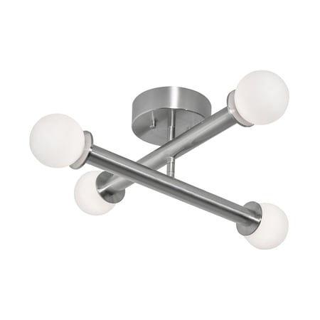 Afx Lane - LED Flush Mount - Satin Nickel LANF20LAJUDSN