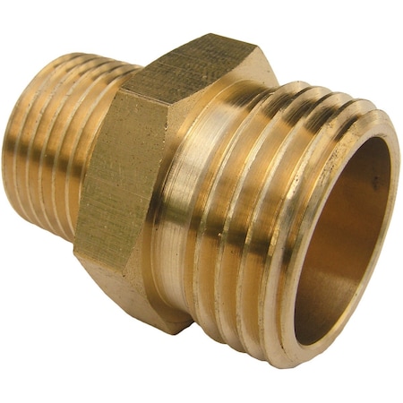 Westlake Pipe & Fittings 3/4'' MHTx1/2'' MPT Brass Adapter 15-1711