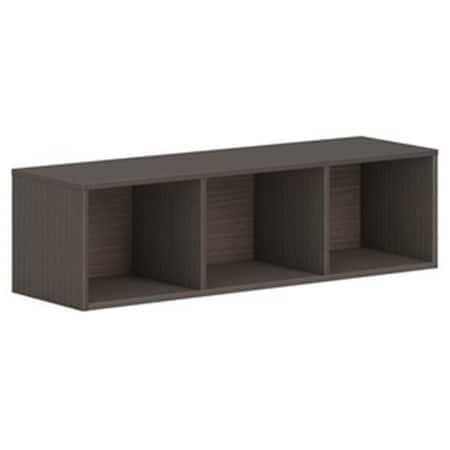 Supreme Supplies 48 in. Open Wall Mounted Storage, Slate Teak SU1914460