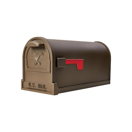 Gibraltar Mailboxes Mailbox Gibraltar es Arlington Classic Galvanized Steel Post Mount Bronze Powder Coated AR15T0AM