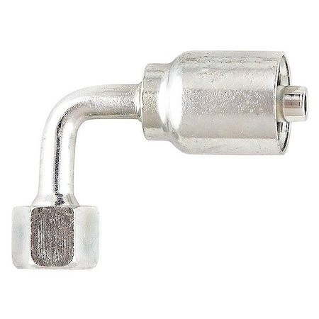 Parker Crimp Fitting, 90 deg., 3/4" I.D., F, ORS 1J543-12-12